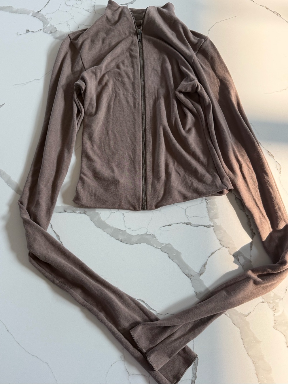 Skims Cloud Zip Front Top Size XS Amethyst - Picture 3 of 7